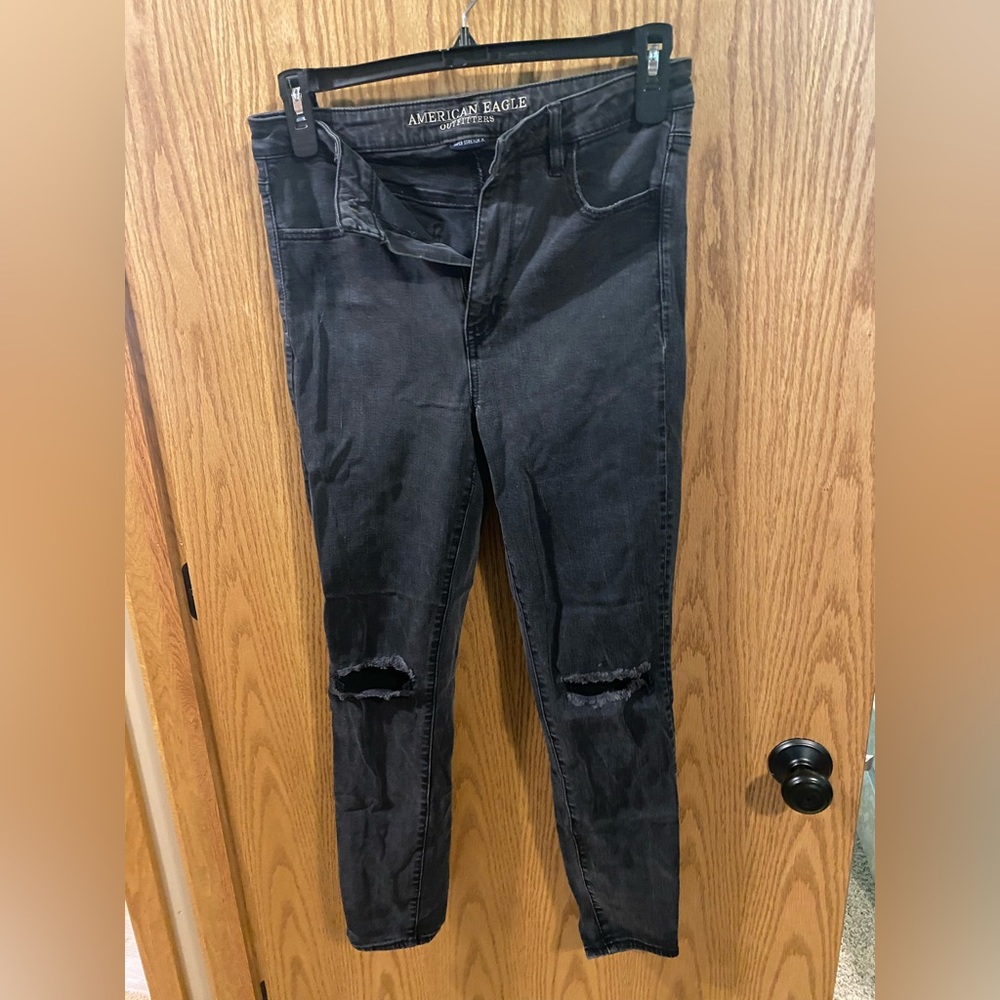 American Eagle AEO Size 12 Super Hi-Rise Jegging Super Stretch X